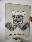 60x80cm Gilashin Akwatin Hoto Mai Taurare Tare da Dutsen Crystal - 2