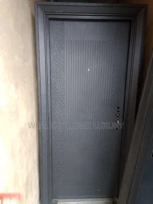 3ft x 7ft Turkish Luxury Armored Security Door (Charcoal Fluted)