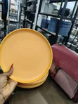 Brand New Italian Breakable Plates - Orange - 1