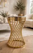 Royal Brand Gold Round Cake Stand - 1