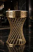 Royal Brand Gold Round Cake Stand - 2