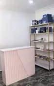 Iron Shelves da Receptionist Table Console - 1