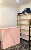 Iron Shelves da Receptionist Table Console - 2