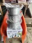 Hoffner Pot Set Na Bakin Karfe (3 Kayan) - 1