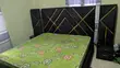 Used Bed Frame and Mattress with Two Bed Stands - 2