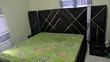 Used Bed Frame and Mattress with Two Bed Stands - 3