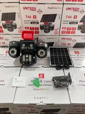 4-Lens Solar PTZ Camera