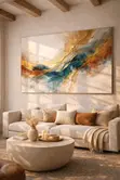 Abstract Wall Canvas Artwork - 4