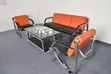 5-Seater Sofa Set - Orange Faux Leather - 1