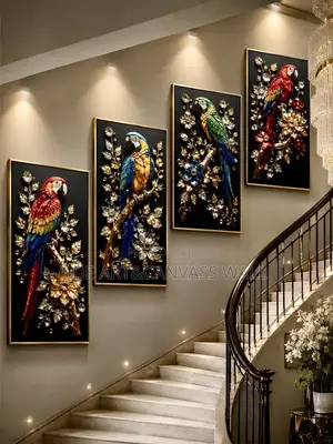 4-Panel Acrylic Modern Wall Artwork Print