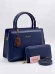 Bagco Classic Handbag - Brown Genuine Leather - 2