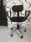 Used Office Chair with Wheels - Black - 1