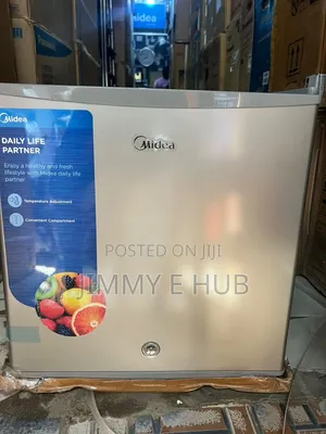 Midea 50L Silver Bedside Refrigerator