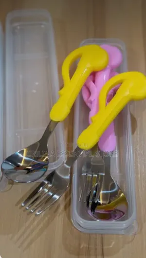 Steel Kids' Fork and Spoon Set (Bulk)
