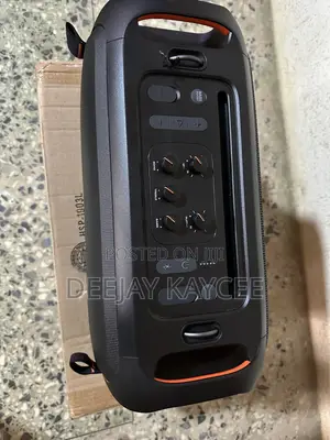 Open Box JBL PartyBox On-The-Go Essential with Wireless Mic