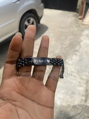 Braclet Mai Suna Na Musamman - Bakin Karfe