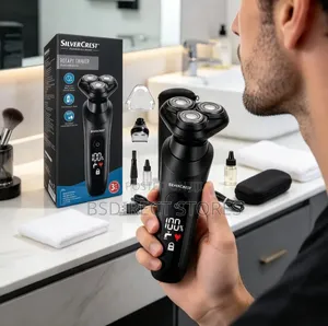 Silvercrest Cordless LED Display Rotary Shaver