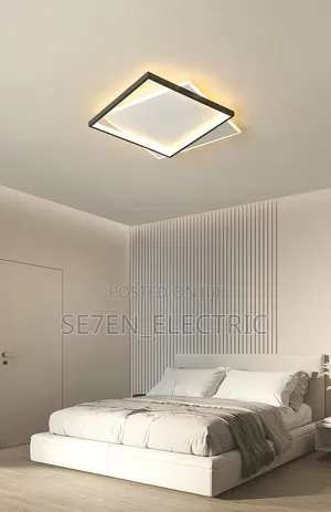 Square LED Ceiling Flush Chandelier 0040