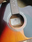 SX Semi-Acoustic Guitar Mai Amfani - Brown - 5