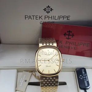 Luxury Patek Philippe Geneve Flat Chain Watch