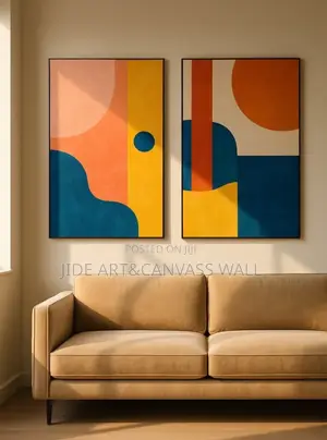Split Modern Wall Art Decor