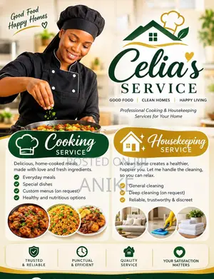 Celia's Professional Cooking & Housekeeping Services