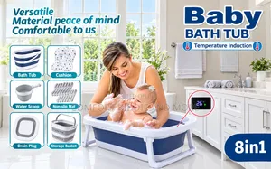 8-in-1 Baby Foldable Bath Set
