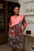 Aduke Adire Silk Gown - Brand New - 2