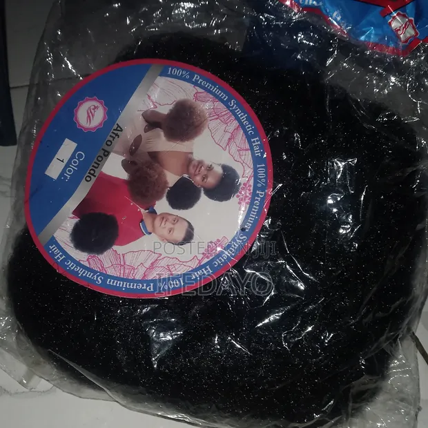 Fluffy Afro Puff - Gashin Wuta - 1