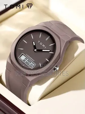Tomi Digital & Analog Rubber Watch