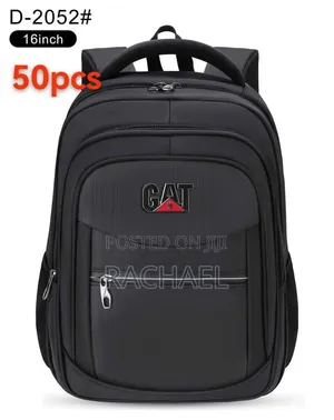 Classic Black Backpack - 18 Inch