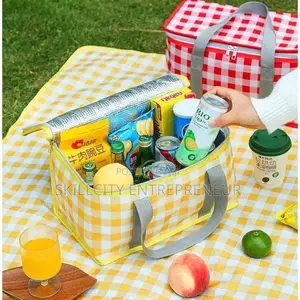 Foldable Insulated Picnic Cooler Bag - Babban Capacity