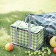 Foldable Insulated Picnic Cooler Bag - Babban Capacity - 2