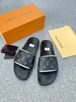 Louis Vuitton Multicolor Logo Slippers - 1
