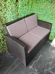 Plastic Couch/Sofa (2-in-1) with Center Table - 2