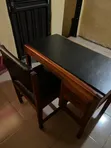Neatly Used Office Table and Chair with Lockable Drawer - 1