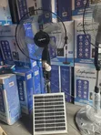 Fan mai amfani da Rana 16-Inch tare da 20W Panel & Remote - 2