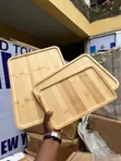 Lux Bamboo Serving Tray - Brand New - 1