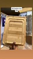 Lux Bamboo Serving Tray - Brand New - 3