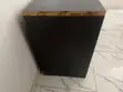 HDF High Gloss Wood Console Table with Secret Drawer - 5