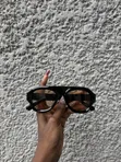 Chunky Aviator Sunglasses - Baki na Gargajiya - 2