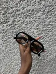 Chunky Aviator Sunglasses - Baki na Gargajiya - 3