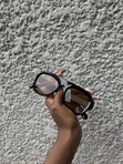 Chunky Aviator Sunglasses - Baki na Gargajiya - 4