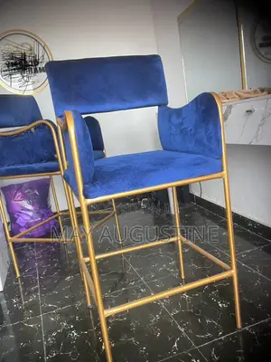 Neatly Used Metal High Chairs (Set of 2)