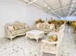 Egyptian Royal Sofa Set tare da Side Stools da Center Table - 3