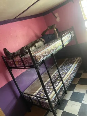 Bunk Bed Sau Karfe Mai Dorewa Guda Biyu
