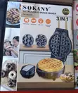 Sokany 3-in-1 Snack Maker Mai Cirewa - 2