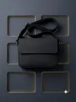 Gucci Classic Crossbody Bag - Black Leather - 1