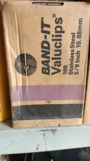 BAND-IT Valuclips Stainless Steel Banding Clips (100 pcs)