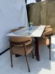 Modern Classic Dining Table tare da 6 Chairs - 2
